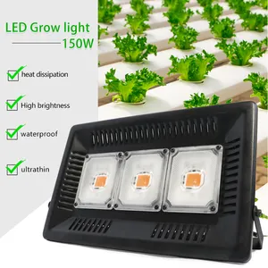 Tinggi Kecerahan Lumens 150 W LED Grow Light Hidroponik Banjir Lampu LED