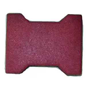 Dog bone rubber paving blocks, rubber pavers/tiles/bricks
