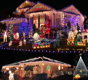 Meilleure décoration intérieure, éclairage de fête <span class=keywords><strong>pas</strong></span> <span class=keywords><strong>cher</strong></span>, coloré, 3D, RGB, ws2811, extérieur, <span class=keywords><strong>G27</strong></span>, 12Vh - Product Image 1