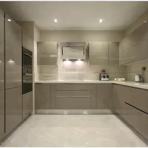 Nuevo Modelo de gabinete de cocina de acero inoxidable Brasil estilo armario de cozinha armarios de despensa