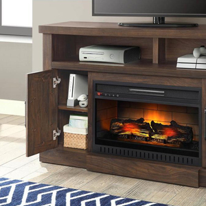 Chic, Gran <span class=keywords><strong>Oferta</strong></span>, Chimenea Eléctrica con Control Remoto, Calentador, Soporte para TV con Chimenea de Leña - Product Image 3
