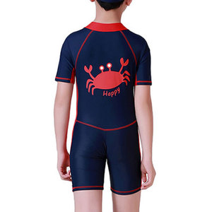 Combinaison <span class=keywords><strong>de</strong></span> plongée respirante personnalisée UPF50+ à manches courtes pour enfants, <span class=keywords><strong>maillot</strong></span> <span class=keywords><strong>de</strong></span> <span class=keywords><strong>bain</strong></span> pour enfants - Product Image 4