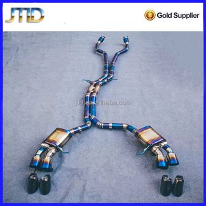 Titanio quemado completo sistema de escape catback adecuado para el modelo del coche Macan 3.6 - Product Image 1