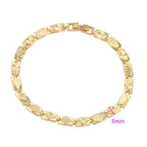 74430 xuping atacado moda 24kt dubai ouro joias bracelete