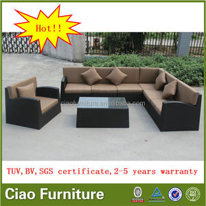 Foshan caliente outdoor <span class=keywords><strong>rattan</strong></span> sofa outdoor <span class=keywords><strong>patio</strong></span> muebles <span class=keywords><strong>de</strong></span> jardín conjuntos - Product Image 1
