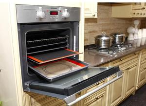 Tapis <span class=keywords><strong>de</strong></span> cuisson perforé en Silicone antiadhésif, outil <span class=keywords><strong>de</strong></span> revêtement <span class=keywords><strong>de</strong></span> <span class=keywords><strong>feuille</strong></span> <span class=keywords><strong>de</strong></span> four pour biscuits/pain/macarons/biscuits accessoires <span class=keywords><strong>de</strong></span> cuisine - Product Image 4