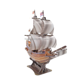 <span class=keywords><strong>Puzzle</strong></span> <span class=keywords><strong>3d</strong></span> de bateau pirate, jeux éducatifs pour enfants, modèles de bateau, vente populaire, - Product Image 6