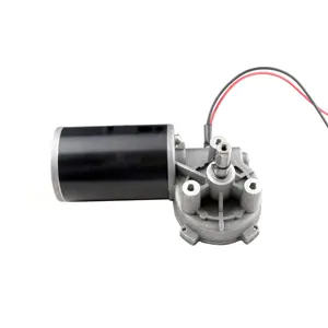 24V DC geared motor copper gear garage door motor brushed self-locking reducer micro motor