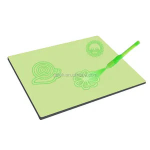 PVC Lumo Pad nueva memoria llegada Glisten Junta fotoluminiscente niños dibujo de juguete