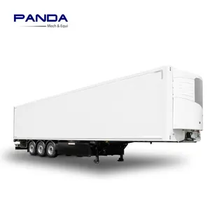 Panda Manufacturer ice cream freezer semi trailer 3 axle box semi trailer, reefer trailer