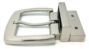 Cintura da Uomo Reversibile Stile Western <span class=keywords><strong>38mm</strong></span>, Fibbia Personalizzata in Lega di Zinco con Design 3D e Logo Personalizzato, Placcatura Satinata in Nichel - Product Image 3