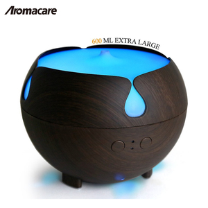 Penyebar Minyak Esensial Aromaterapi <span class=keywords><strong>600ML</strong></span>, Penyebar Kayu Esensial Humidifier Kabut Dingin dengan Air - Product Image 1
