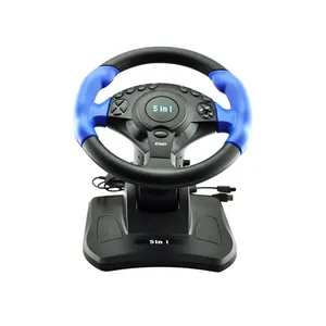 Özelleştirilebilir 5in1 270 derece direksiyon açısı oyun tekerlekli araba yarışı oyun denetleyicisi pedalı gamepad GTA-5-GAMES
