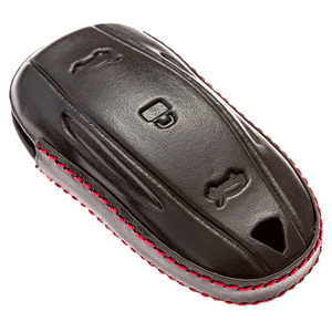 2019 4D Style Nouvelle énergie modèle de voiture 3 en cuir véritable clé de voiture housse paquet de boîte de Couleur OEM - Product Image 3