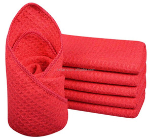 Sinland Waffle Dệt Microfiber <span class=keywords><strong>Hand</strong></span> Khăn Mặt Vải Khăn Lau - Product Image 5
