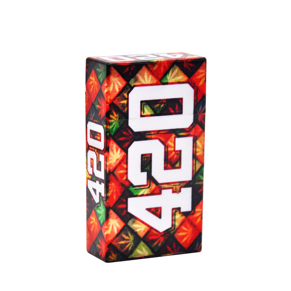 Лидер продаж, Премиум Тонкий пластиковый чехол для портсигара 87 мм * 55 мм * 22 мм для тонкого держателя портсигара