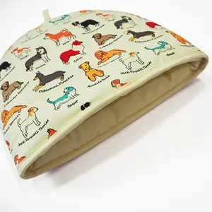 Thé original en coton avec design chien, housse pour Pot de thé, confortables, créatifs, pour le confort