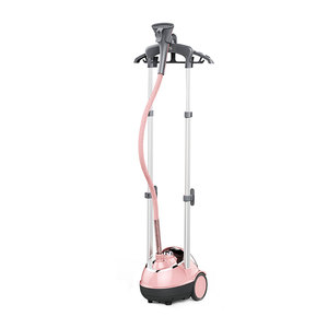 Dos Barra telescópica doble polos de <span class=keywords><strong>vapor</strong></span> <span class=keywords><strong>para</strong></span> cortina boda Vestido Vertical de pie de hierro de <span class=keywords><strong>vapor</strong></span> - Product Image 5