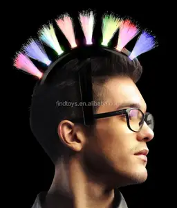 Bán Sỉ Rinco Mohawk Light Up LED Sợi Quang Headband Cho Đảng