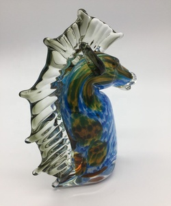 Handmade Glass Crafts Horse Ornaments in Chinese Factory
