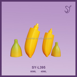 45/80 Ml <span class=keywords><strong>Jaune</strong></span> Banane Forme En Plastique Bouteille de Lotion/Crème Pour les Mains Emballage Tubes Contenant L395 - Product Image 2