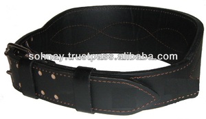 Ceinture en cuir de vachette de gymnastique unisexe durable et antidérapante avec logo personnalisé en gros pour l'haltérophilie, la musculation et le sport - Product Image 6