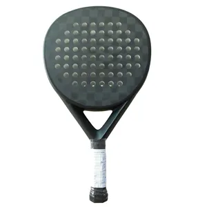 Raquetes De Padel De Fibra De Carbono 18K Padrão Personalizado Raquete De Tênis De Praia