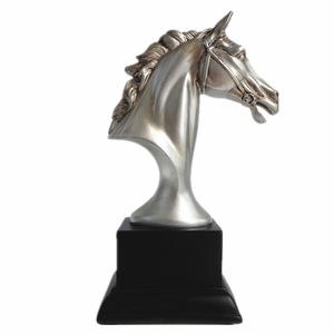 <span class=keywords><strong>De</strong></span> resina escultura cabeza caballo trofeo - Product Image 1