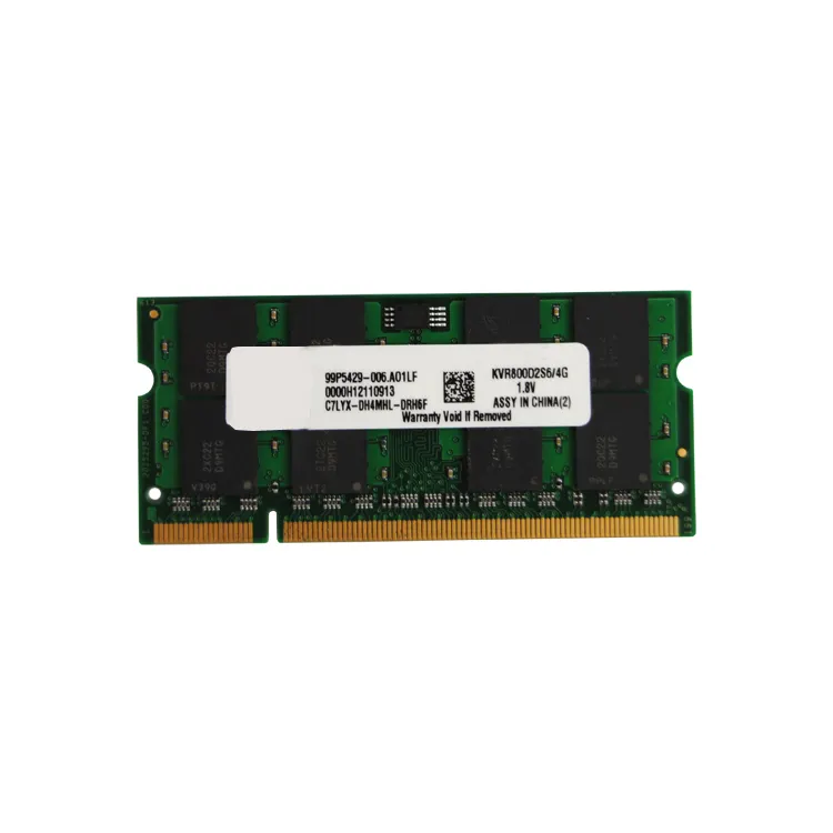 Laptop DDR2 memory module 800mhz pc2-6400 4GB memory ram