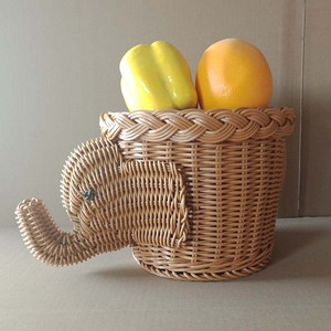 <span class=keywords><strong>Cesto</strong></span> portaoggetti per elefante in rattan di plastica intrecciato a mano creativo per la lavanderia dell'hotel <span class=keywords><strong>cesto</strong></span> portaoggetti per frutta in <span class=keywords><strong>vimini</strong></span> - Product Image 6