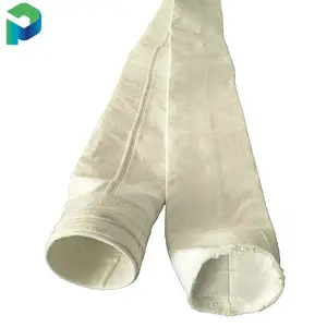 Manufacture P84 pleated big dust collecting clamp snap band filter bag