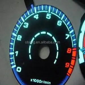 customized el car gauge Auto meter OEM Speedometer Panel el glowing gauge digital dashboard