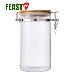 Fiesta swing frascos de vidrio de almacenamiento, clip de vidrio, frascos decorativos frascos de vidrio de alimentos - Product Image 1