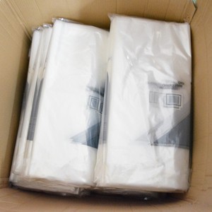 Rõ ràng Jumbo <span class=keywords><strong>LDPE</strong></span> phẳng túi nhựa với van kích thước lớn lưu trữ túi với in ấn cho gối bao bì - Product Image 3