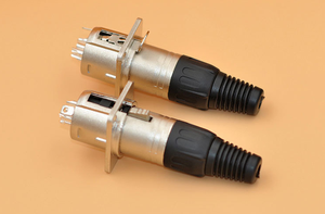 Cavo per Microfono 2026 con Connettore XLR Maschio, Nero Argento, 3 Pin, Supporto OEM, Maschio <span class=keywords><strong>Femmina</strong></span>, Pannello <span class=keywords><strong>Femmina</strong></span>, 3 <span class=keywords><strong>Jack</strong></span> Audio e Video - Product Image 4