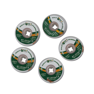 BST-2515A Station de dessoudage soudure mèche dissolvant tresse fil ventouse câble <span class=keywords><strong>Flux</strong></span> <span class=keywords><strong>Flux</strong></span> <span class=keywords><strong>dessouder</strong></span> 1.5mm 2.5mm 9g câble 2015 modèle - Product Image 5