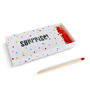 Happy <span class=keywords><strong>match</strong></span> <span class=keywords><strong>box</strong></span> scatola di sicurezza personalizzata in legno fiammiferi per candele - Product Image 4