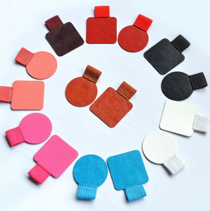 Индивидуальный самоклеящийся держатель для ручек из искусственной кожи с эластичной петлей для ноутбуков, журналов, планировщиков и календарей