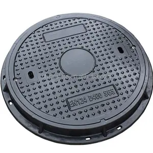 BS EN124 D400 Gully Cover SMC Fiberglass Composite Polymer Telecom Electrical manhole cover and frame