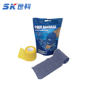 في الهواء الطلق ضغط الأزرق مرونة التبريد ضمادة الجليد الباردة لتخفيف الألم في الركبة - Product Image 3