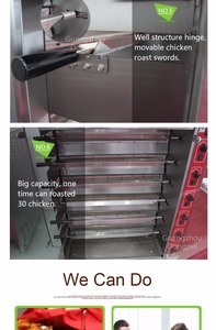 Grill à poulet rotatif à <span class=keywords><strong>6</strong></span> broches / Machine à rôtir le poulet électrique / Rôtissoire à poulet - Product Image 5
