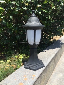 Lámpara de jardín de plástico barata estabilizada Uv impermeable P214 IP44 para iluminación de puerta de Pilar Luz de pilar de jardín al aire libre - Product Image 6