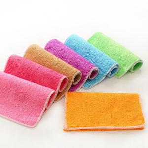 Bamboo Fiber Colorful Microfiber Kitchen Clean Cloth