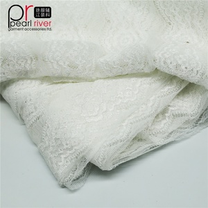 Tissus <span class=keywords><strong>en</strong></span> dentelle de coton <span class=keywords><strong>guipure</strong></span> à fleurs blanches brodées pour robes de mariée pour femmes - Product Image 4