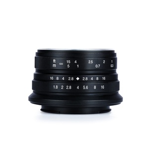 Lente Prime 7artisans de 25 mm F1.8, Enfoque Manual, <span class=keywords><strong>Gran</strong></span> <span class=keywords><strong>Angular</strong></span>, Serie Completa para Montura E M - Product Image 4