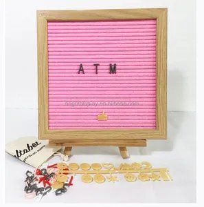 10x10 felt letter board with letters, stand and cotton bag