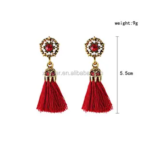 Hot Sale Rumbai Anting-Anting Fashion Anting-Anting Desain Baru Emas Jhumka Anting-Anting