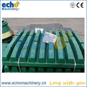 Новые износостойкие литые дробильные плиты ECHO LT120: стационарная (MM0518605) и подвижная (MM0589530) с высоким содержанием хрома - Product Image 2