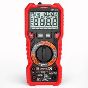 Multimètre numérique professionnel à portée automatique avec oscilloscope, 6000 points