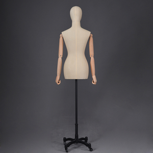 Maniquí de Sastre Femenino <span class=keywords><strong>con</strong></span> Brazo de Madera Articulado - Product Image 5
